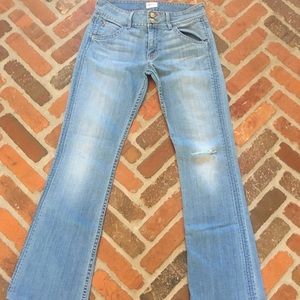 Hudson signature midrise bootcut jeans
